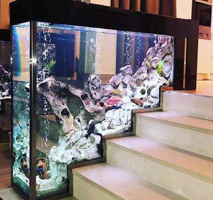 Professionele Aquariumtank & <span class=keywords><strong>Aquarium</strong></span> <span class=keywords><strong>Aquarium</strong></span> Met Hoogwaardige Aquariumdecoraties, Planten En Glazen Aquariumbenodigdheden - Product Image 2