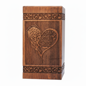 โกศใส่ศพทำจากไม้สำหรับงานศพของผู้ใหญ่เพศชายเพศหญิงทันสมัยโกศตกแต่งสำหรับงานศพสไตล์อเมริกัน - Product Image 1