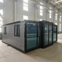 Casa Contenedor Económica de 20 pies, Expandible, Casa Pequeña de 2 o 3 Dormitorios, Casa Contenedor Prefabricada, Casas Móviles Hechas en China