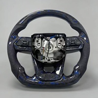 Volant en cuir et fibre de carbone personnalisé pour Toyota Land Cruiser LC70 LC76 LC200 LC300 Camry Corolla Yaris Accessoires de voiture