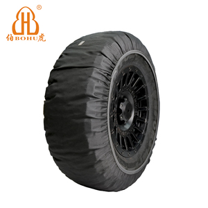 BOHU Chaînes à <span class=keywords><strong>neige</strong></span> automatiques pratiques de haute qualité, chaînes antidérapantes, couvre-pneus de sécurité pour voitures et camions, état neuf - Product Image 6