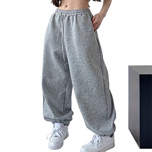 Pantalon de jogging ample en molleton unisexe pour homme – Idéal pour l'hiver, décontracté et ample - Product Image 3