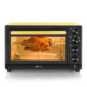 Kitchen appliance portable electric oven with two hot plate for cooking