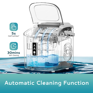 Hộ gia đình và khách sạn Ice Cube Maker máy điện Countertop tự động xách tay nhỏ mini ngay lập tức Ice Maker nhà máy bán buôn - Product Image 4