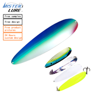 MISTER LURE Leurre Cuillère Métallique 20.32cm 22.86cm avec Hameçon Triple, Personnalisable, 94g 125g, Action Nageante