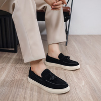 Chaussures décontractées pour hommes, antidérapantes, légères, à semelle souple, respirantes et confortables, couleur unie, chaussures de course à enfiler pour hommes