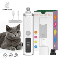 SiMAiSHEN-M8 10000 tr/min Lameuse à ongles silencieuse pour chien, charge rapide USB, écran LED, pour pattes de chat, kit de toilettage pour animaux de compagnie, best-seller 2026