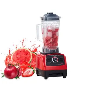 2023 Hot Sell 2 In 1 Heavy Duty Commercial Kitchen Household Fresh Fruit Juicer Electrical Silver Crest Smoothie Mixer Blender