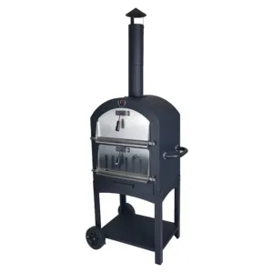 Outdoor Portable Moderne Holzkohle Holzofen Pizza ofen Chiminea mit Schornstein