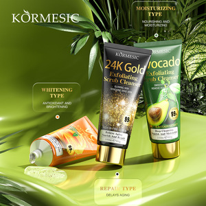 KORMESIC - <span class=keywords><strong>Limpiador</strong></span> <span class=keywords><strong>Facial</strong></span> Exfoliante con Vitamina C y Agua de Aguacate 24K, 100g, <span class=keywords><strong>Hidratante</strong></span> - Product Image 2