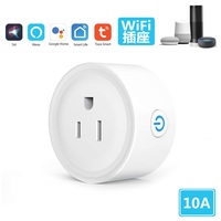 Prise WIFI intelligente sans fil, contrôle avec application Tuya, Standard US