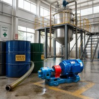 ZYB 33.3 Restöl-Zahnradpumpe 33.3 LPM 2.2 KW Verschleißfeste Zahnradpumpe aus legiertem Stahl für Schweröl mit Elektromotor