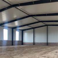 Edificio Prefabricado de Estructura de Acero, Galpón para Taller de Procesamiento de Alimentos, Bodega con Estructura de Acero, Tinglado