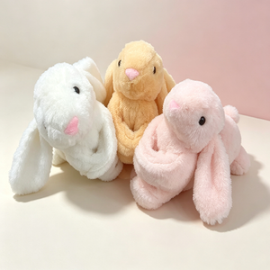 Braccialetti a scatto in peluche assortiti all'ingrosso: volpe, coniglio, scimmia - Giocattoli morbidi imbottiti per bambini, ideali come regali per feste di compleanno - Product Image 1