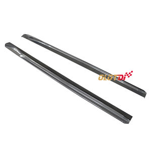 Extensions de jupes latérales en fibre de carbone de style <span class=keywords><strong>APM</strong></span>, lèvre de spoiler, jupe de spoiler pour Hyundai Genesis G70 2017-2020 - Product Image 4