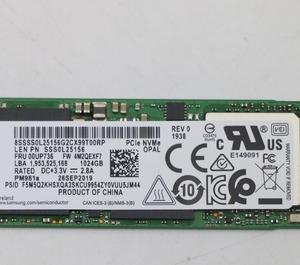 Novo Genuíno HD SSD para ThinkPad Yoga ThinkPad Edge Helix 1TB SSD Hard Drive 00UP736 M.<span class=keywords><strong>2</strong></span> 2280 NGFF PCIe NVMe Gen3x4 Solid State - Product Image 2