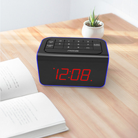Horloge numérique à LED de style antique avec indicateur AM/PM Alarme facile à régler et répétition Horloge de table en plastique pour la maison en gros