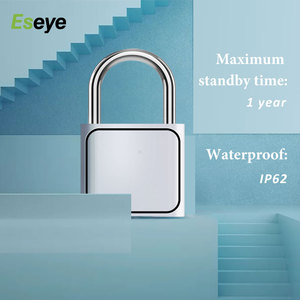Cerradura electrónica inteligente biométrica para puerta, candado de Metal con huella dactilar, recargable por USB, sin llave, impermeable, para exteriores - Product Image 6