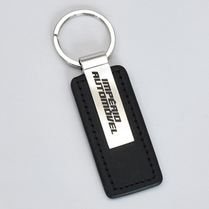 Tùy chỉnh PU da kim loại Keyring mô hình hiện tại in Laser Cá Nhân Logo Keychain xe Keychain cho món quà - Product Image 3