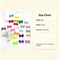 Ruban gros-grain en polyester de luxe, écologique, vente en gros, 4x2.5cm, pour garniture de vêtements, scrapbooking, emballage cadeau, arrangement floral