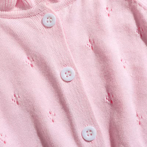 Suéter Cárdigan Personalizado de Alta Calidad con Cuello Redondo, Manga Larga, Tejido de Punto, Logotipo Bordado Personalizado para Mujer - Product Image 6