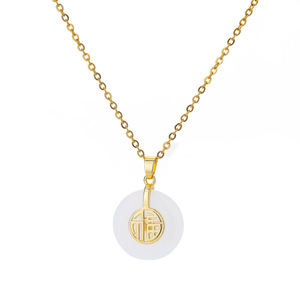 Chaîne de clavicule fine en acier inoxydable plaqué or 18 carats, étanche, avec zircon cubique œil de chat ovale, cadeau pour femme, bijoux tendance - Product Image 6