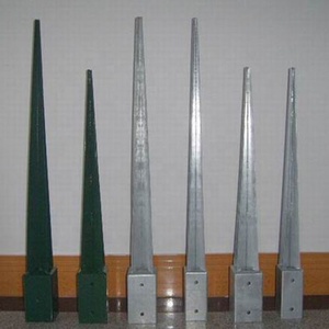 Ancre de tige carrée en acier métal Q235, Support de clôture en <span class=keywords><strong>bois</strong></span> - Product Image 4