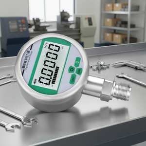 Оптовый портативный цифровой манометр с ЖК-дисплеем для мгновенного считывания и регистрации данных, простой в обслуживании - Product Image 1