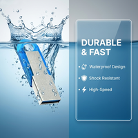 Pendrive de 110 MB/s y 64 GB, Unidad Flash USB Personalizada, Pendrive de 32 GB al por Mayor, Unidad Flash USB Negra al por Mayor en China