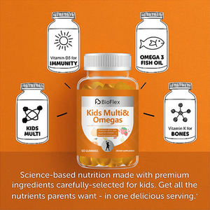 Suplemento de gomitas multivitamínicas de 60 unidades para niños, adolescentes, adultos, biotina, vitamina A C, D, E, K, Omega-3, suplementos de hierbas - Product Image 6