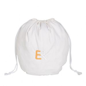 High King Best Selling Gift Fabric Packaging Eco Friendly Dust <b>Shoe</b> Cotton Pouch Muslin Drawstring Laundry Bag - Product Image 5