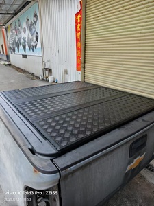 ฝาพับสามทบแบบเลื่อนทำจากอลูมิเนียมสำหรับ Chevrolet Colorado S-10แรงดันสูงกันลื่นฝาพับสามทบป้องกันการโจรกรรมฝาพับ - Product Image 4