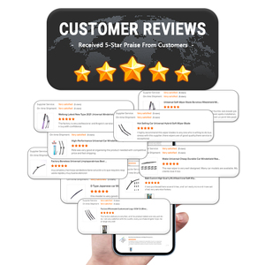 Limpiaparabrisas Universal de Goma Natural de Venta Caliente de 12 a 28 Pulgadas, Sin Hueso, para Coche, Parabrisas Universal - Product Image 6