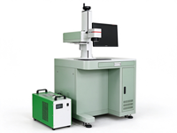 Marqueur laser UV de table 5W 355nm à alimentation directe d'usine pour gravure de logos sur lentilles optiques et verre