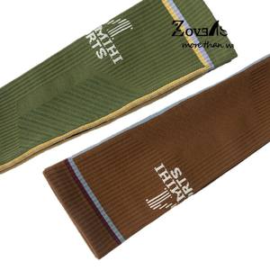 Chaussettes de compression pour femmes, en coton vert, pour le cyclisme, le sport, la course à pied, pour les jeunes - Product Image 2