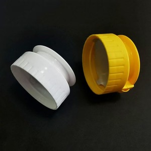 Bouchon à clapet en silicone / Bouchon à pression pour bouteille de sauce salade / Bouchon pour miel - Product Image 2