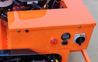 Penawaran Spesial Mesin Pemotong Rumput Robot Mini DIY Bensin Starter Listrik 4-Tak Beroda Rantai Remote Control 196cc Silinder Tunggal untuk Kebun