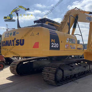 Excavadora sobre orugas Komatsu PC200 usada, motor 200 220, máquina de PC210-8 Komatsu importada, bomba de peso operativo de 20 toneladas PLC - Product Image 1