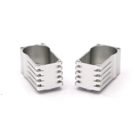 Boîtier de servo en aluminium usiné CNC de précision pour le fraisage de bras robotiques de modèles RC, avec dessins personnalisés