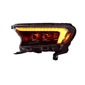 ใหม่2015-2020สำหรับ <span class=keywords><strong>Ford</strong></span> Ranger T7 T6ไฟหน้า LED แบบเต็มไฟสัญญาณเลี้ยวตามลำดับไฟหน้า6000K <span class=keywords><strong>สี</strong></span>อุณหภูมิ12V แรงดันไฟฟ้า - Product Image 1