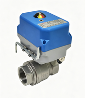 Vanne à boisseau sphérique électrique 2 voies 2'' en acier inoxydable 30 Nm DC24V pour contrôle de processus d'automatisation industrielle, conduite d'eau, OEM de haute qualité