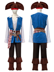Disfraz <span class=keywords><strong>de</strong></span> Halloween Europeo Americano, Uniforme <span class=keywords><strong>de</strong></span> Juego, Disfraz <span class=keywords><strong>de</strong></span> Pirata del Caribe para Hombre y Mujer, Disfraz <span class=keywords><strong>de</strong></span> Capitán Marinero para Cosplay <span class=keywords><strong>de</strong></span> TV y Cine - Product Image 2