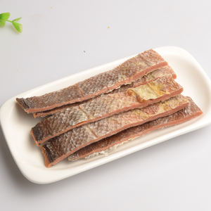 Directo de fábrica, piel de pescado seca al aire, tratamiento de dientes para perros ricos en aceite de pescado, bocadillo para perros, piel de pescado y carne de salmón - Product Image 6