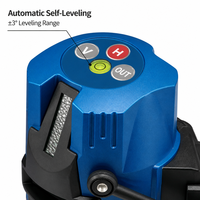 Niveau laser vert à 5 lignes FF06-41S, haute précision, auto-nivelant, niveau laser rotatif à 360°