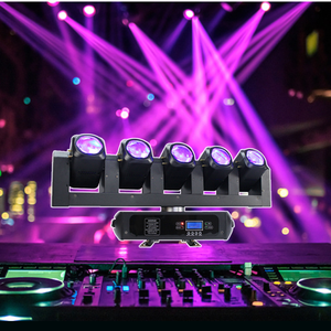 Gran oferta, espada láser de cinco dedos, luces LED para escenario, Control DMX512 para Karaoke, KTV, hogar, habitación privada, fiestas de DJ - Product Image 1