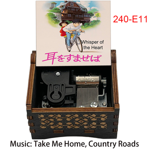 Carillon <span class=keywords><strong>in</strong></span> Legno 'Take <span class=keywords><strong>Me</strong></span> Home Country Roads' a 18 Note con Movimento a Carica Manuale, Souvenir Speciale per Amici e Famiglia, Regalo di Natale - Product Image 4