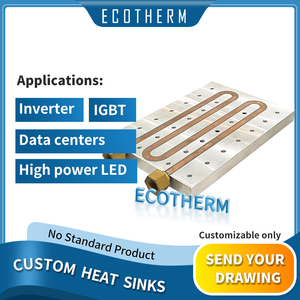 Placa <span class=keywords><strong>de</strong></span> refrigeración en frío líquida <span class=keywords><strong>de</strong></span> soldadura por fricción OEM FSW personalizada bloque <span class=keywords><strong>de</strong></span> refrigeración por calor para inversor PV refrigerado por IGBT - Product Image 2