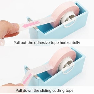 Eyelash Extension <b>Tape</b> Cutter Plastic Rotary <b>Tape</b> Bracket Base Lash Grafting Cutting Tool - Product Image 4