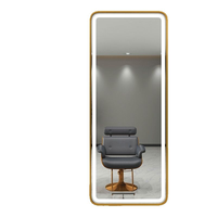 Miroir mural de luxe avec éclairage LED, fabricant de miroirs avec éclairage LED, prix de gros, miroir de haute qualité pour salon de coiffure