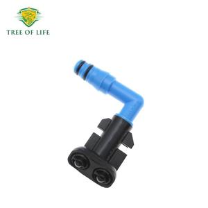 Buse de lave-phare Saab 9-3 avec actionneur 12803973 12803972, buses de nettoyage de pare-chocs avant en plastique - Product Image 3